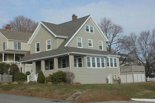 Home with new roof and siding